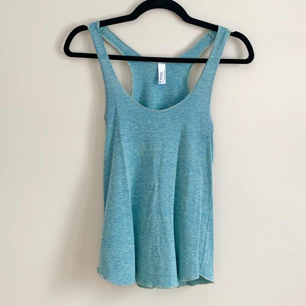American Apparel Vintage Distressed Racerback Muscle Tank in Size XS